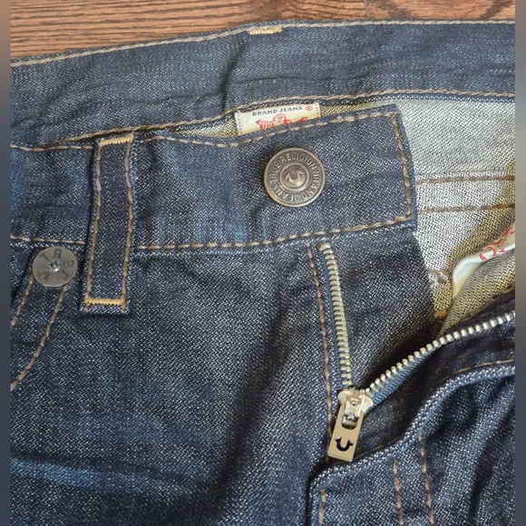 True Religion Ricky Big T Men's Blue Jeans - Picture 7 of 13